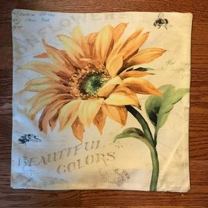 3/$20 - 18”x18” Decorative Sunflower Pillow Cover